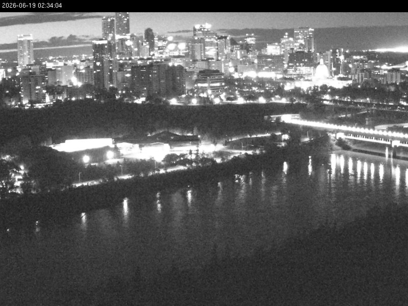 Archiv Foto Webcam Panoramablick auf das River Valley und die Skyline von Edmonton