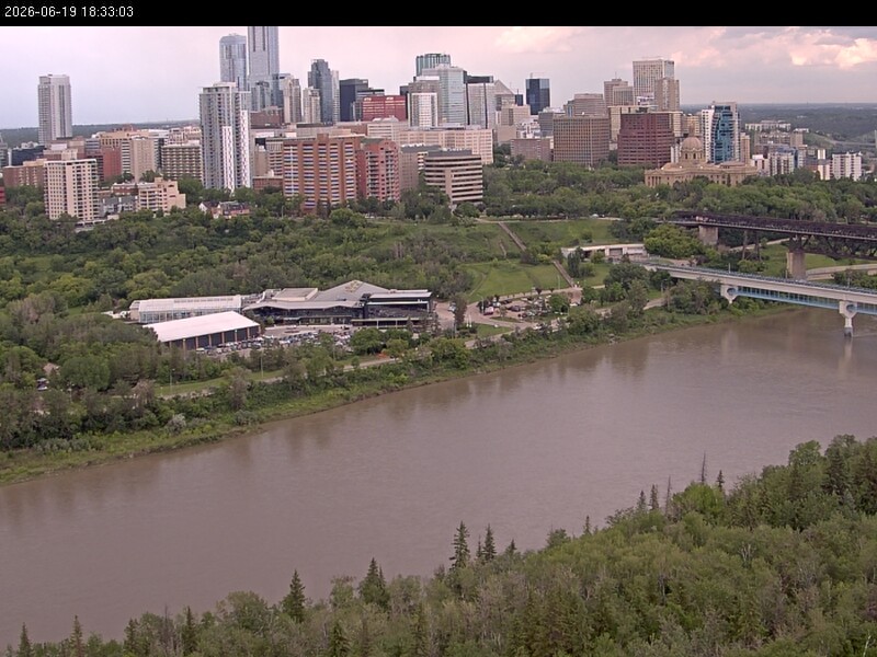 Archived image Webcam Edmonton: View Skyline