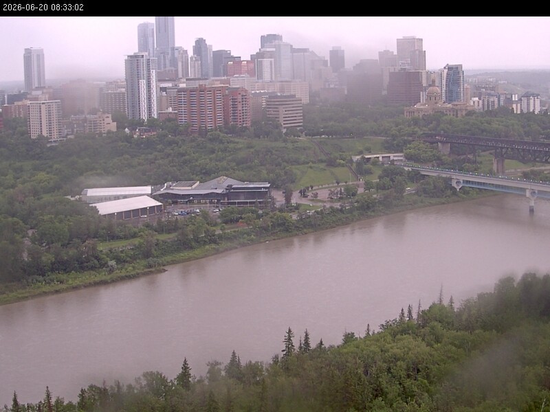 Archived image Webcam Edmonton: View Skyline