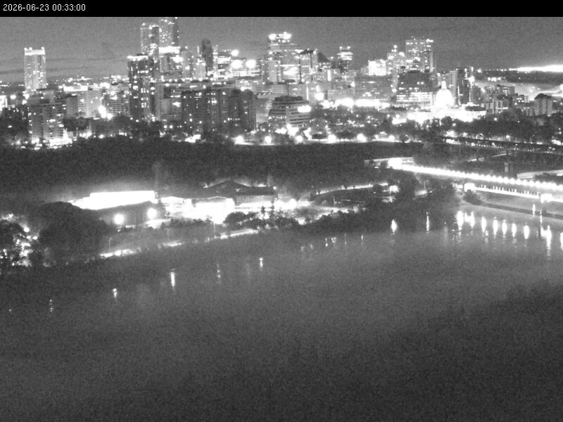 Archiv Foto Webcam Panoramablick auf das River Valley und die Skyline von Edmonton