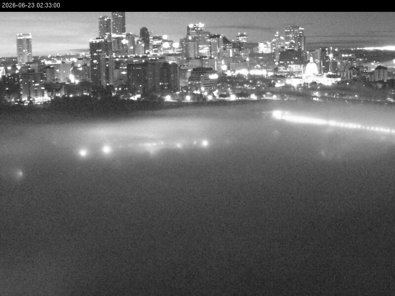 Archiv Foto Webcam Panoramablick auf das River Valley und die Skyline von Edmonton