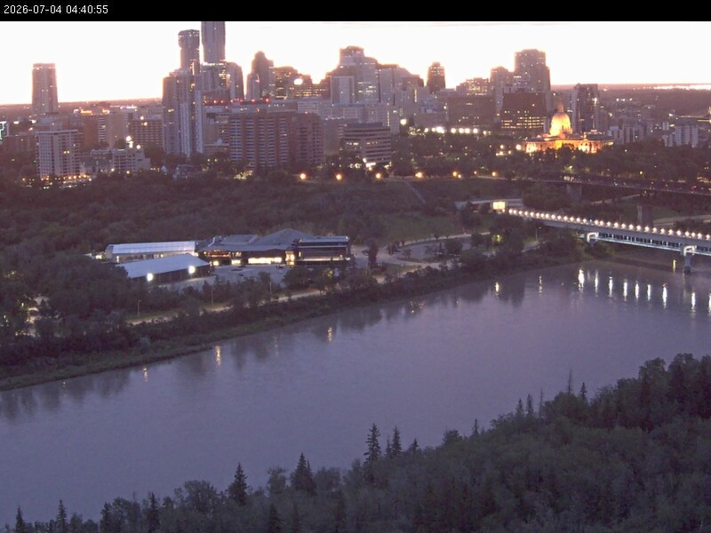 Archived image Webcam Edmonton: View Skyline