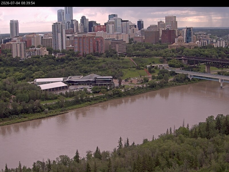 Archived image Webcam Edmonton: View Skyline