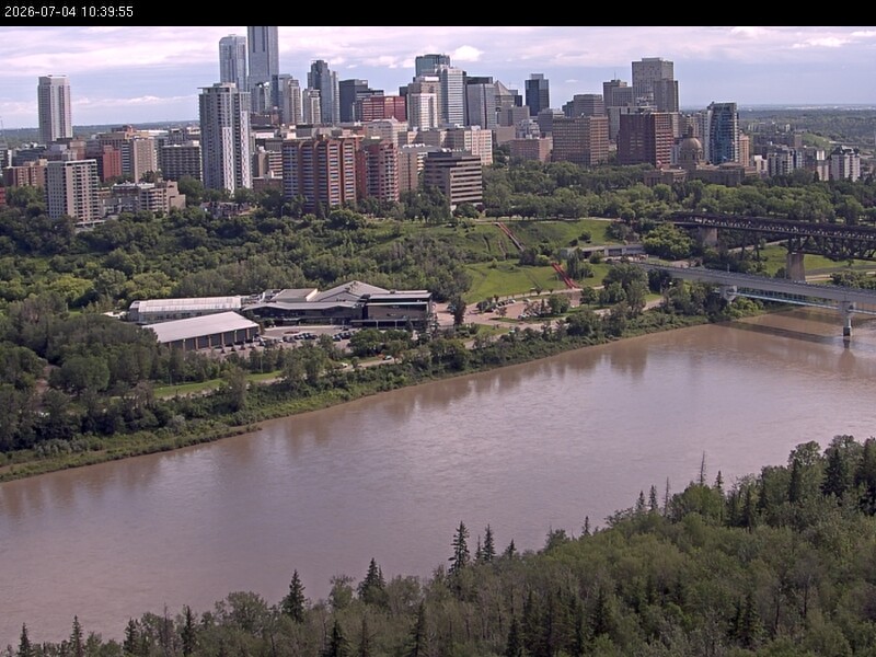 Archived image Webcam Edmonton: View Skyline