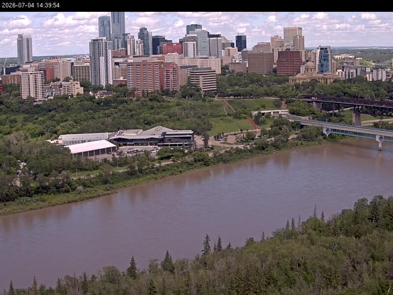 Archived image Webcam Edmonton: View Skyline