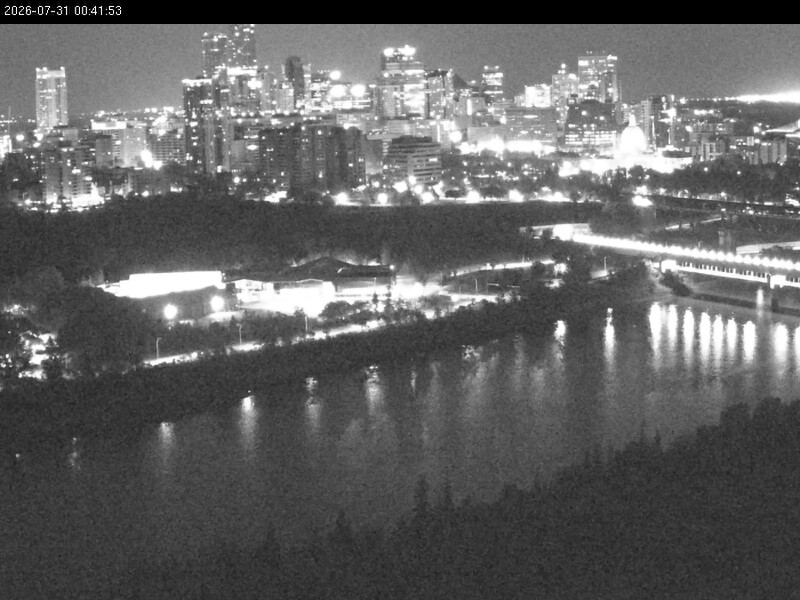 Archiv Foto Webcam Panoramablick auf das River Valley und die Skyline von Edmonton