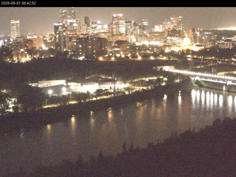 Archiv Foto Webcam Panoramablick auf das River Valley und die Skyline von Edmonton