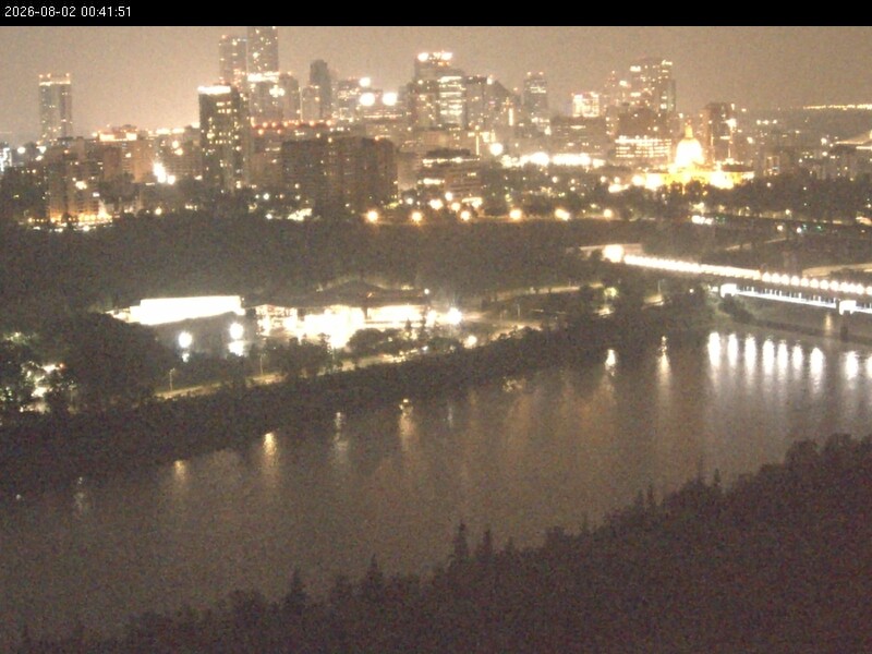Archiv Foto Webcam Panoramablick auf das River Valley und die Skyline von Edmonton