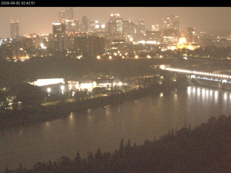 Archiv Foto Webcam Panoramablick auf das River Valley und die Skyline von Edmonton