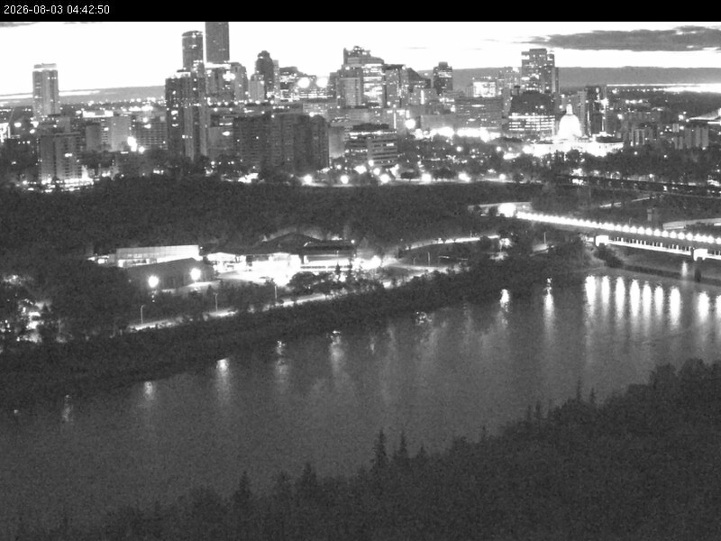 Archiv Foto Webcam Panoramablick auf das River Valley und die Skyline von Edmonton