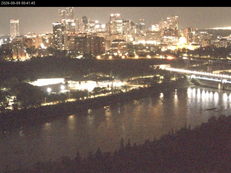 Archiv Foto Webcam Panoramablick auf das River Valley und die Skyline von Edmonton