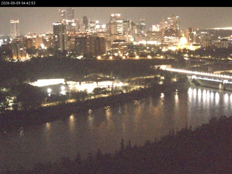Archiv Foto Webcam Panoramablick auf das River Valley und die Skyline von Edmonton