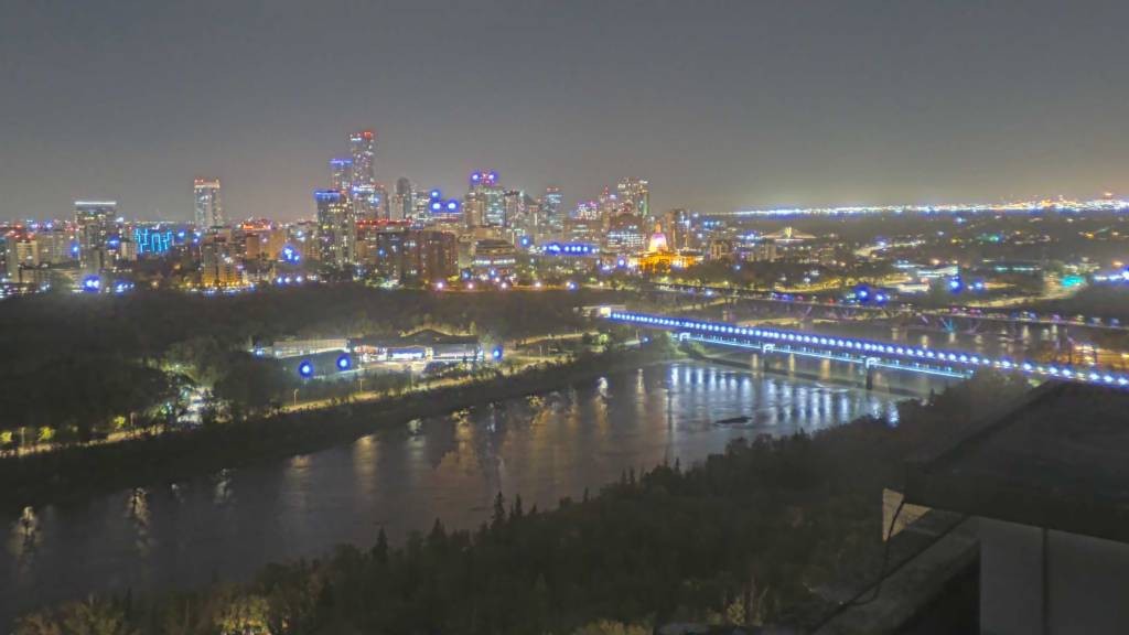 Archiv Foto Webcam Panoramablick auf das River Valley und die Skyline von Edmonton