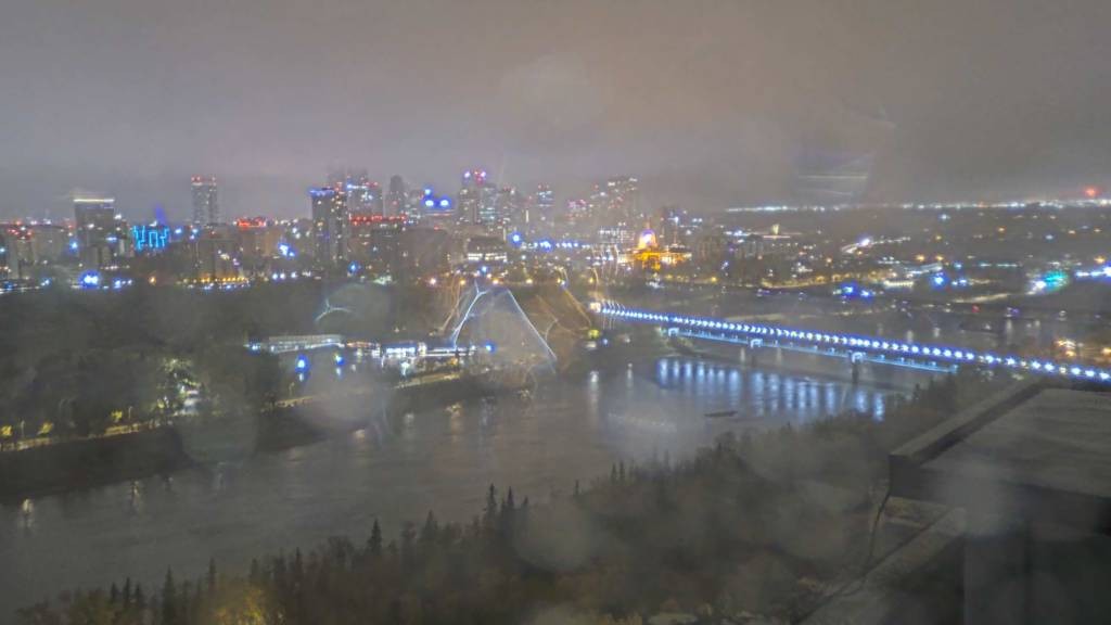 Archiv Foto Webcam Panoramablick auf das River Valley und die Skyline von Edmonton