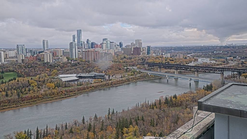 Archiv Foto Webcam Panoramablick auf das River Valley und die Skyline von Edmonton