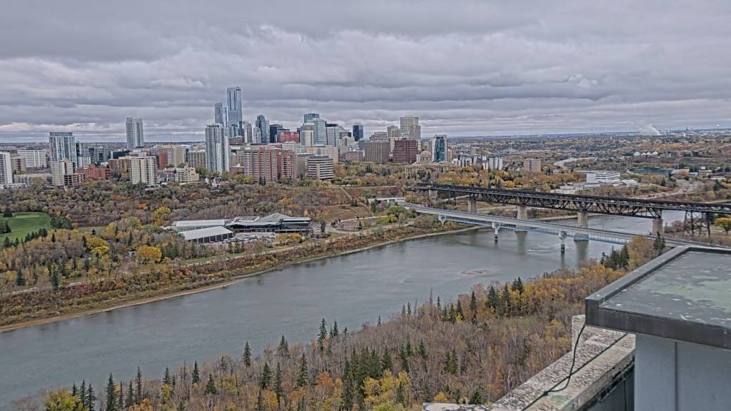 Archiv Foto Webcam Panoramablick auf das River Valley und die Skyline von Edmonton