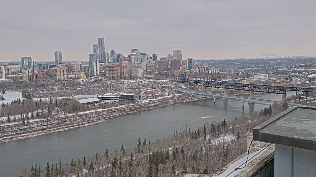 Archiv Foto Webcam Panoramablick auf das River Valley und die Skyline von Edmonton