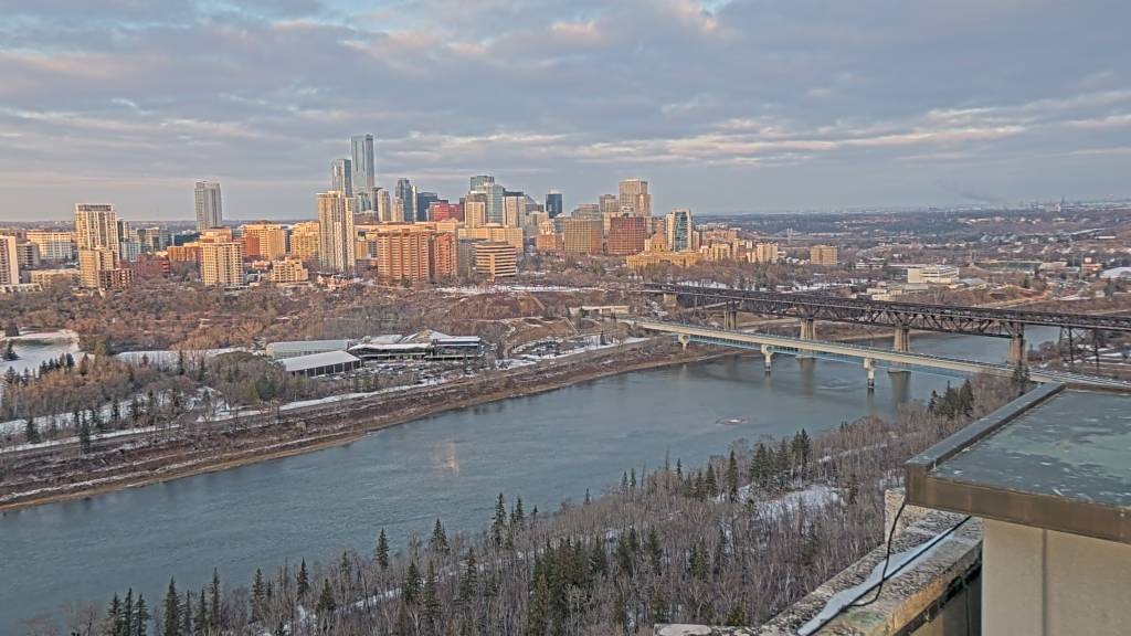 Archiv Foto Webcam Panoramablick auf das River Valley und die Skyline von Edmonton
