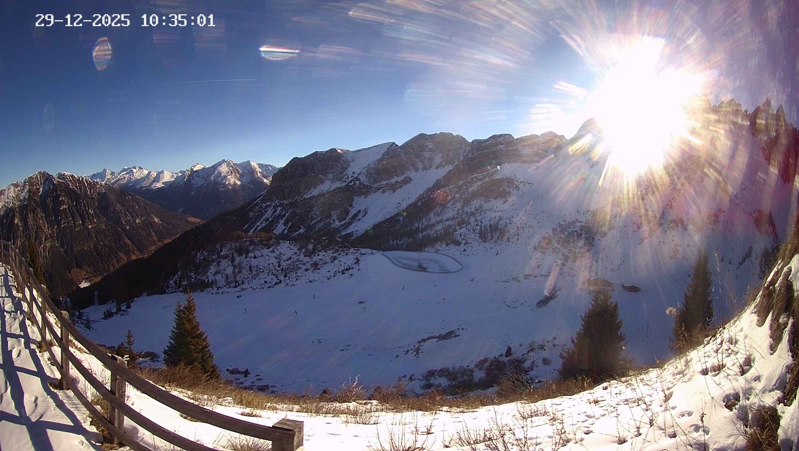 Archiv Foto Webcam Ladurns - Edelweißhütte
