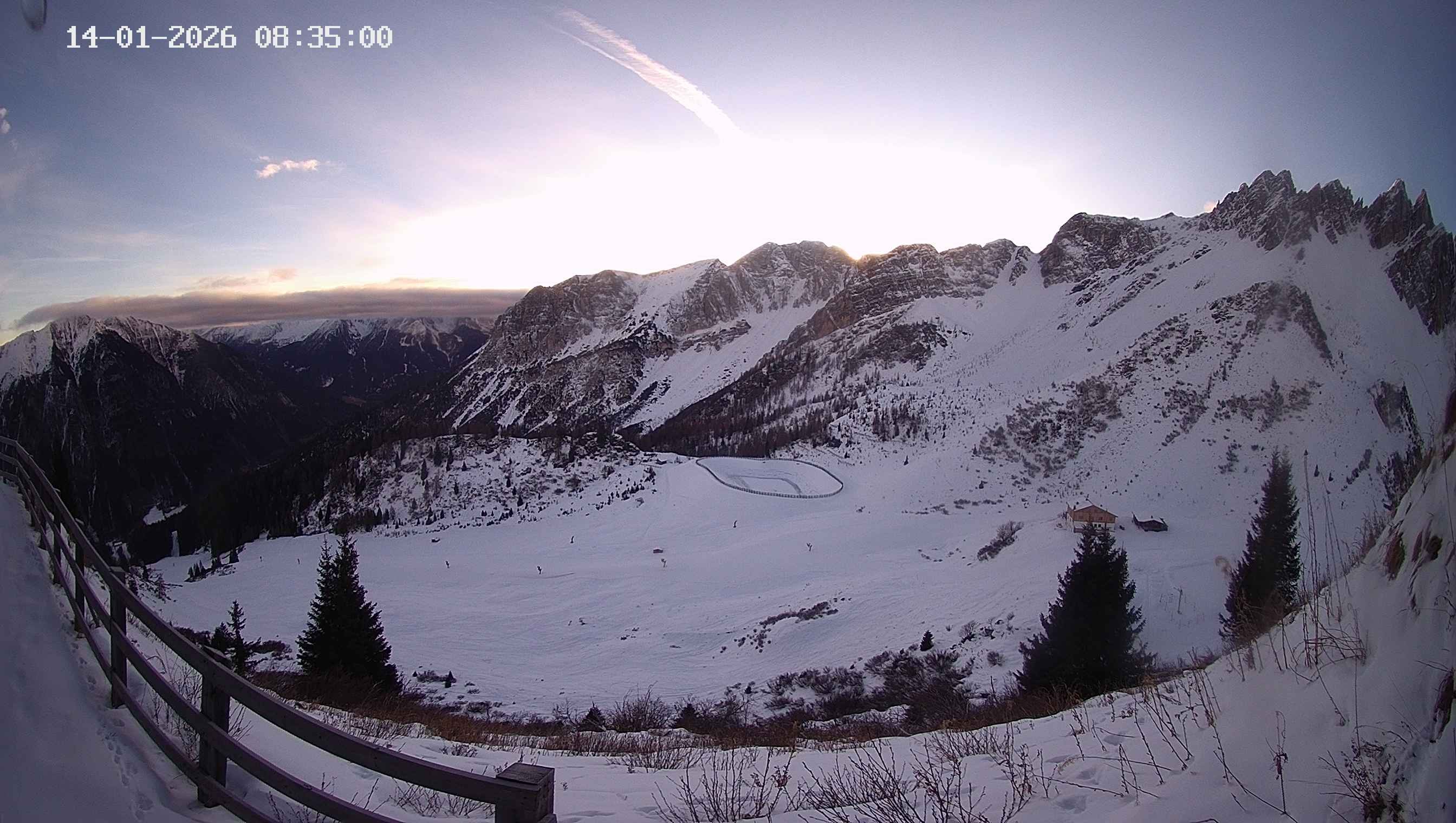 Archived image Webcam Ladurns - Malga Edelweis