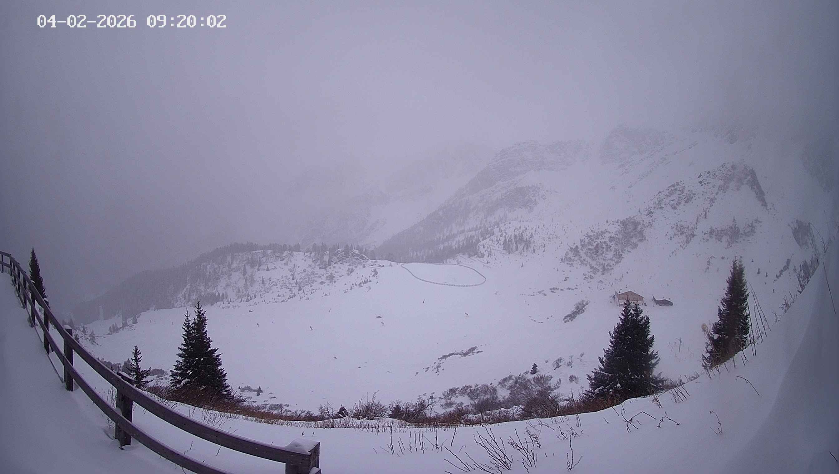 Archived image Webcam Ladurns - Malga Edelweis