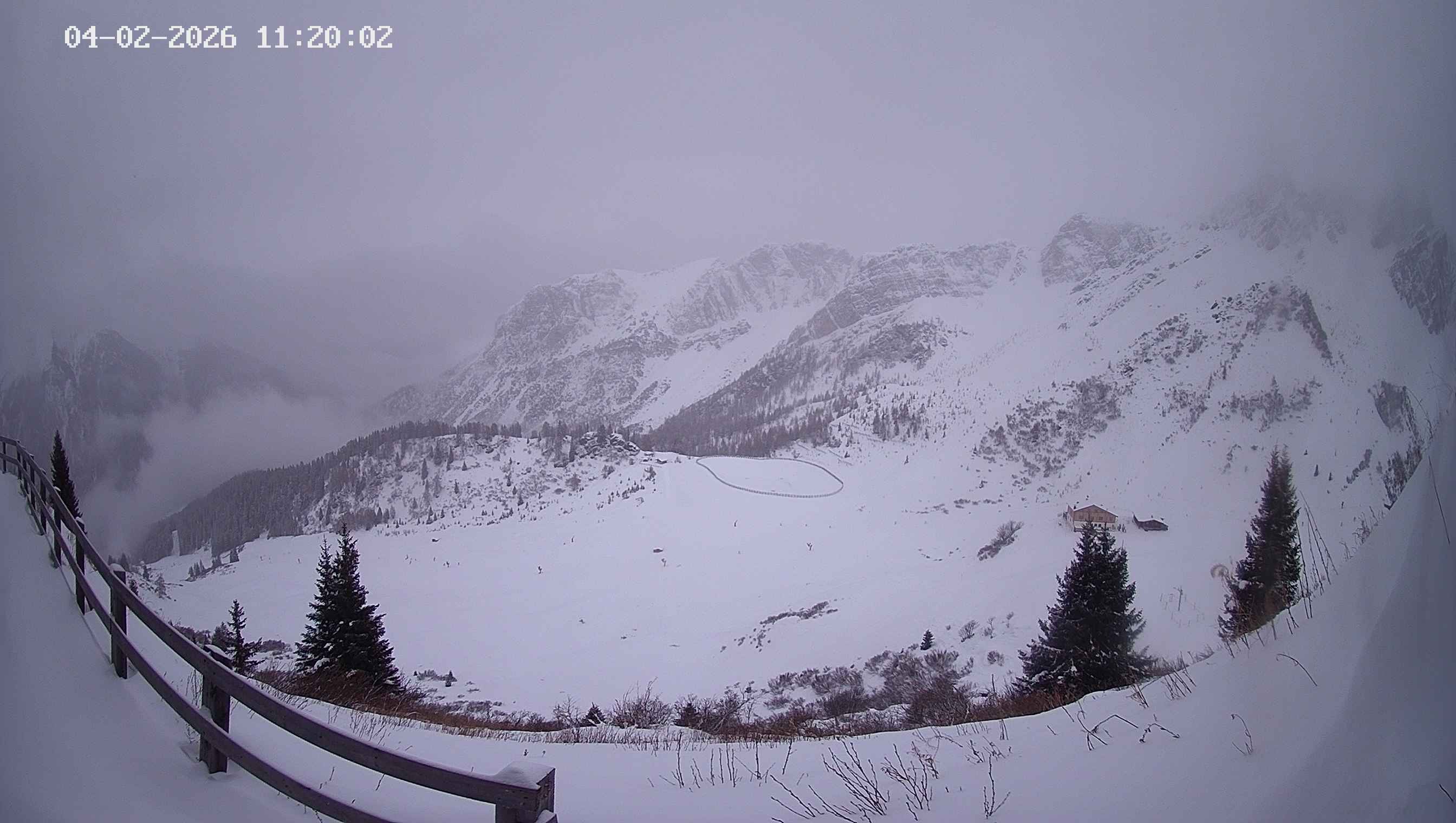 Archived image Webcam Ladurns - Malga Edelweis