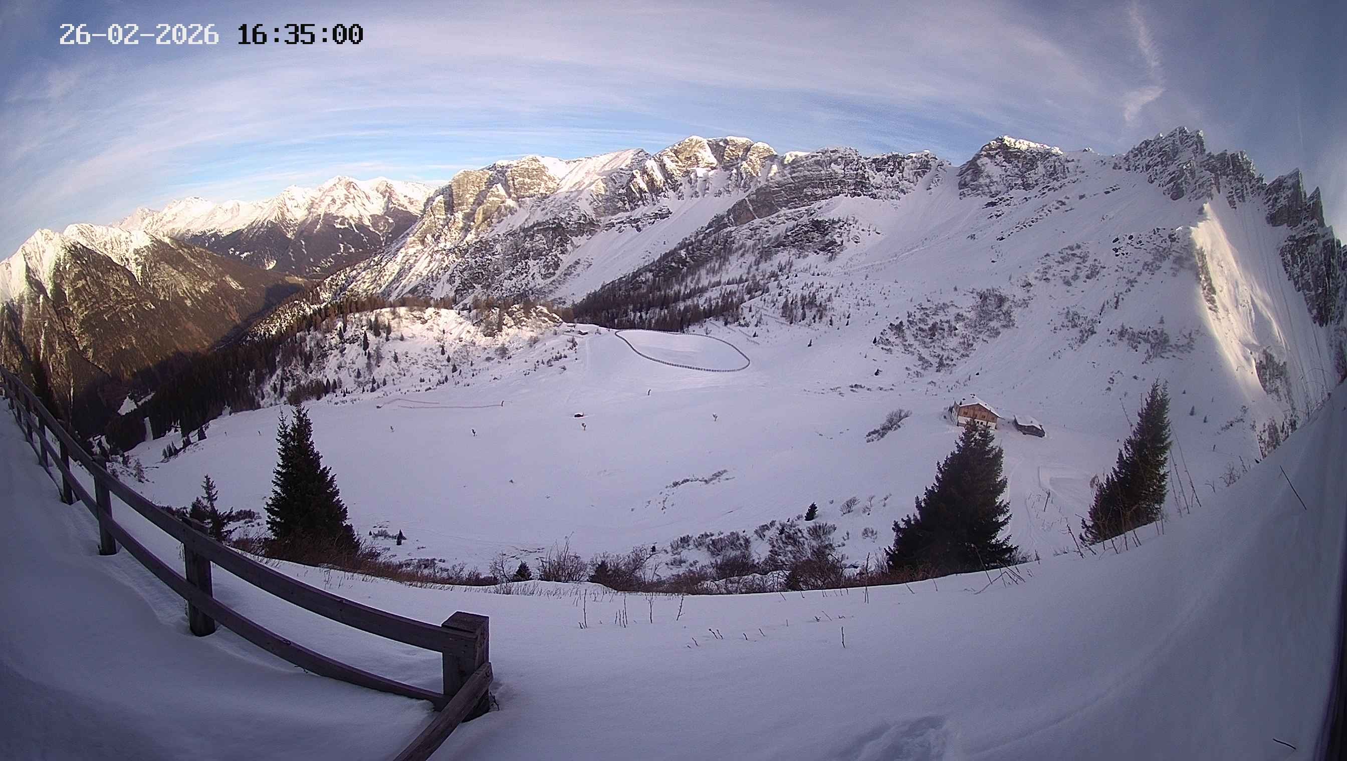 Archived image Webcam Ladurns - Malga Edelweis