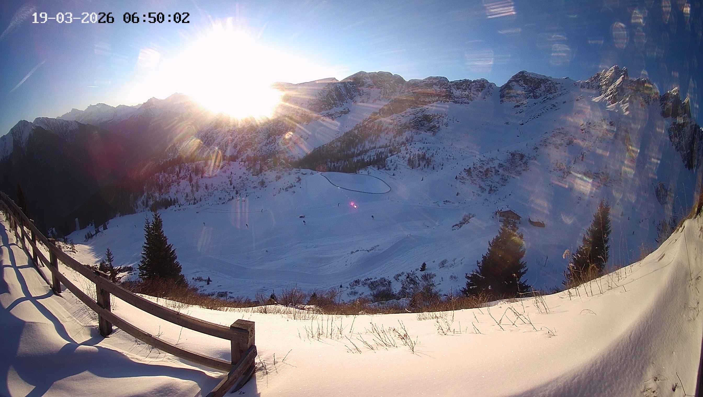 Archived image Webcam Ladurns - Malga Edelweis