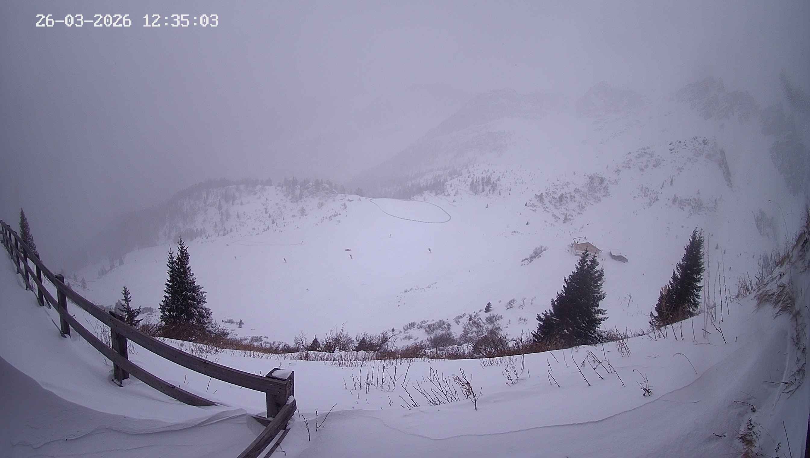 Archiv Foto Webcam Ladurns - Edelweißhütte