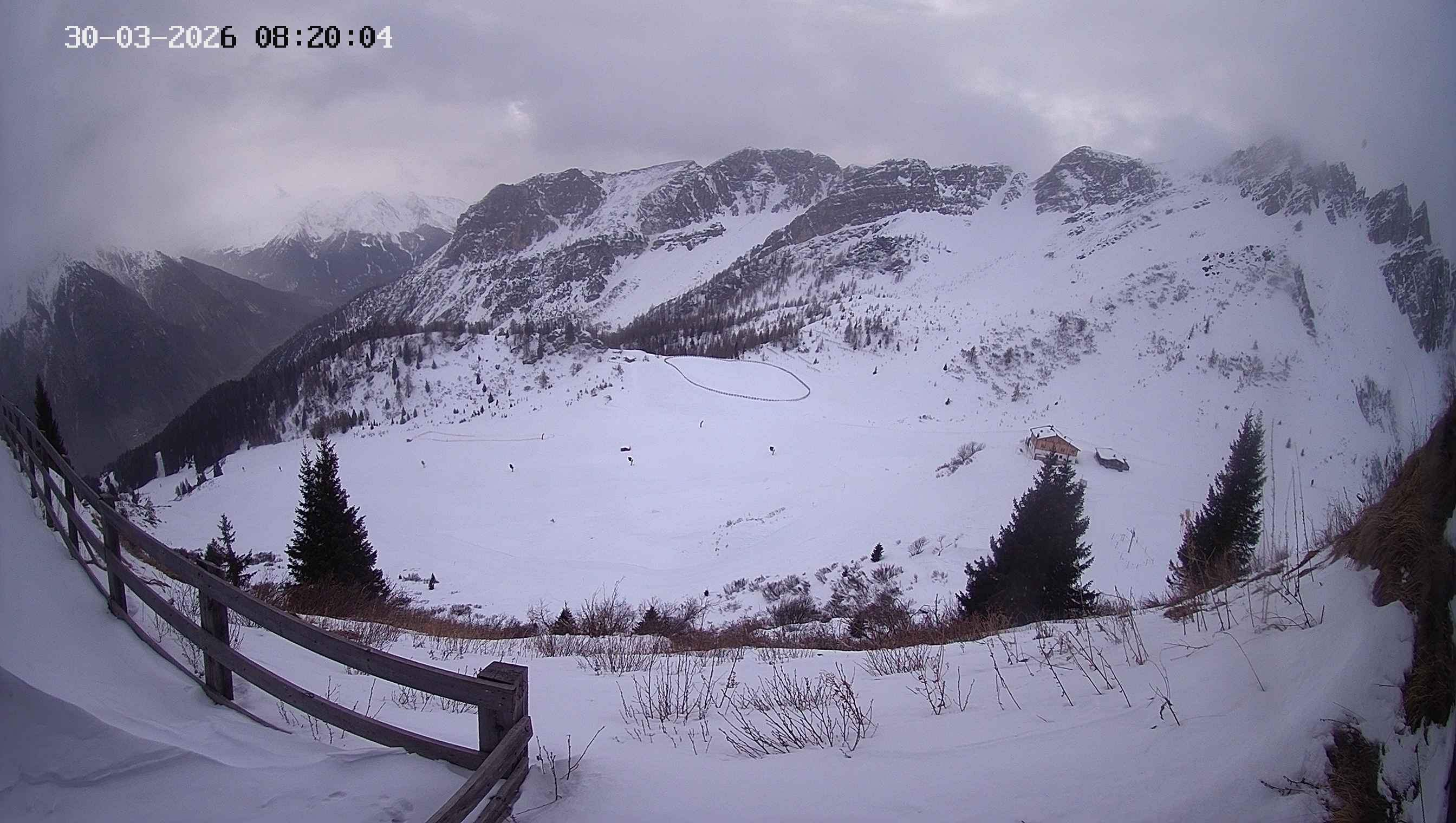 Archiv Foto Webcam Ladurns - Edelweißhütte