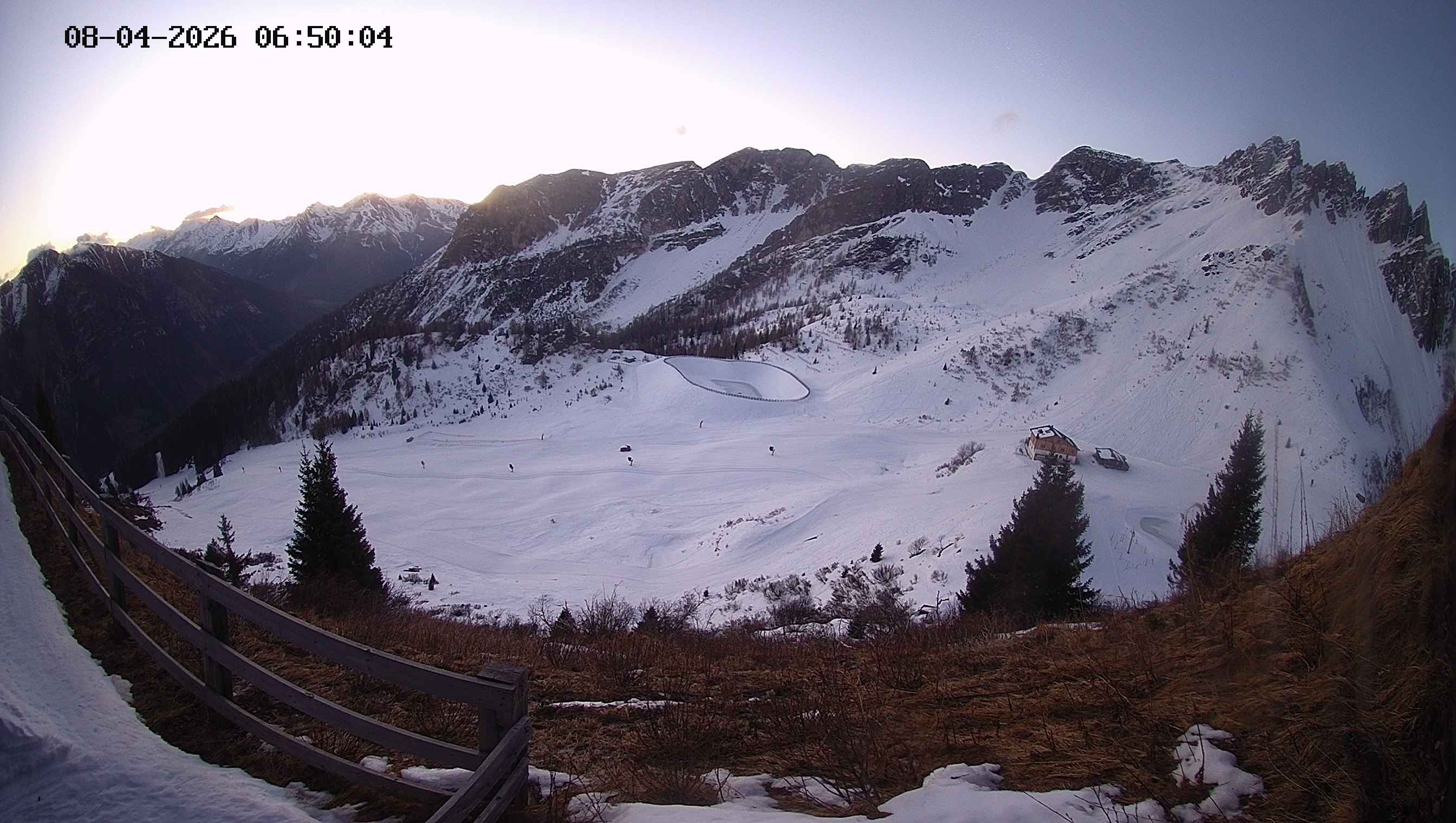 Archived image Webcam Ladurns - Malga Edelweis