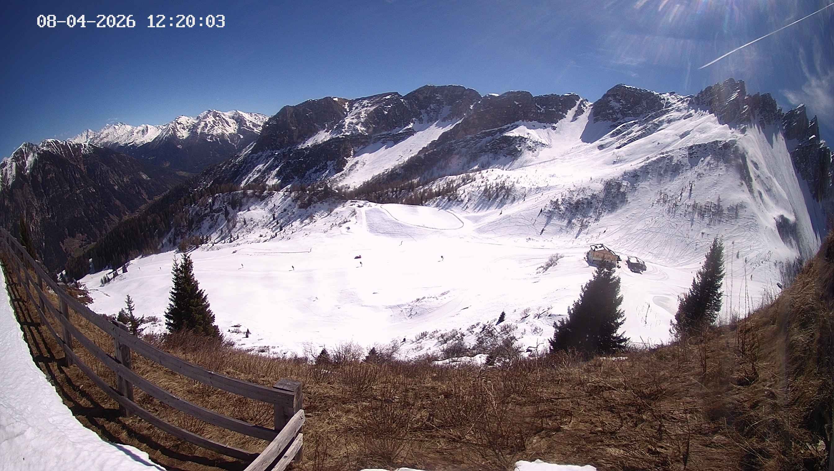 Archived image Webcam Ladurns - Malga Edelweis