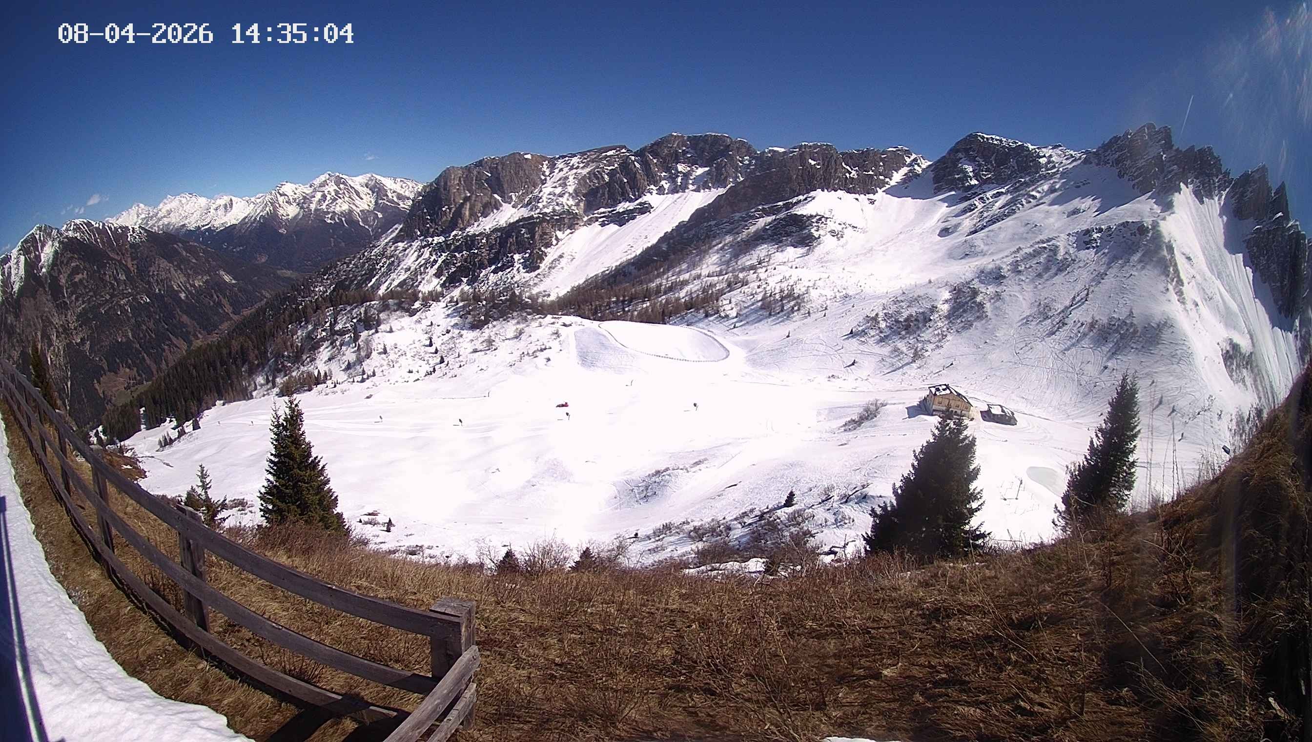 Archived image Webcam Ladurns - Malga Edelweis