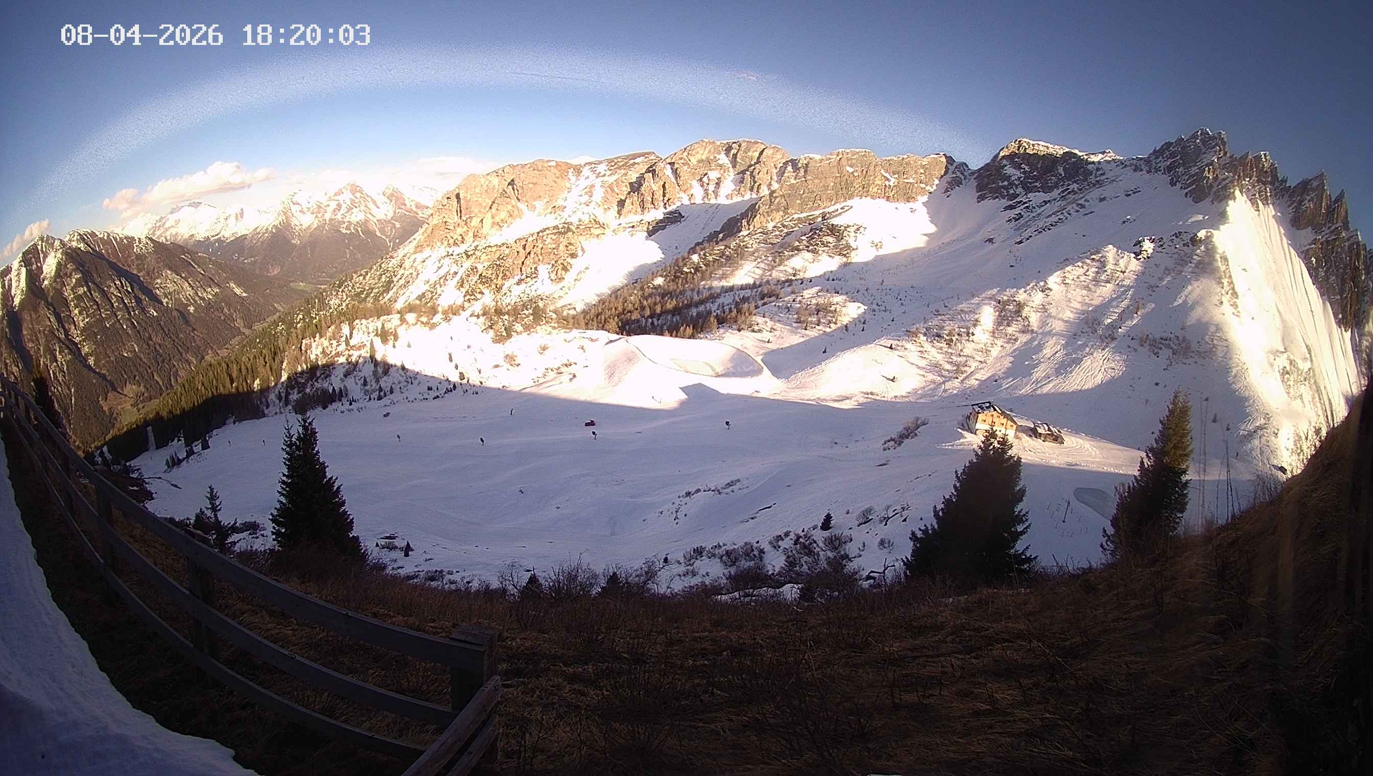 Archived image Webcam Ladurns - Malga Edelweis