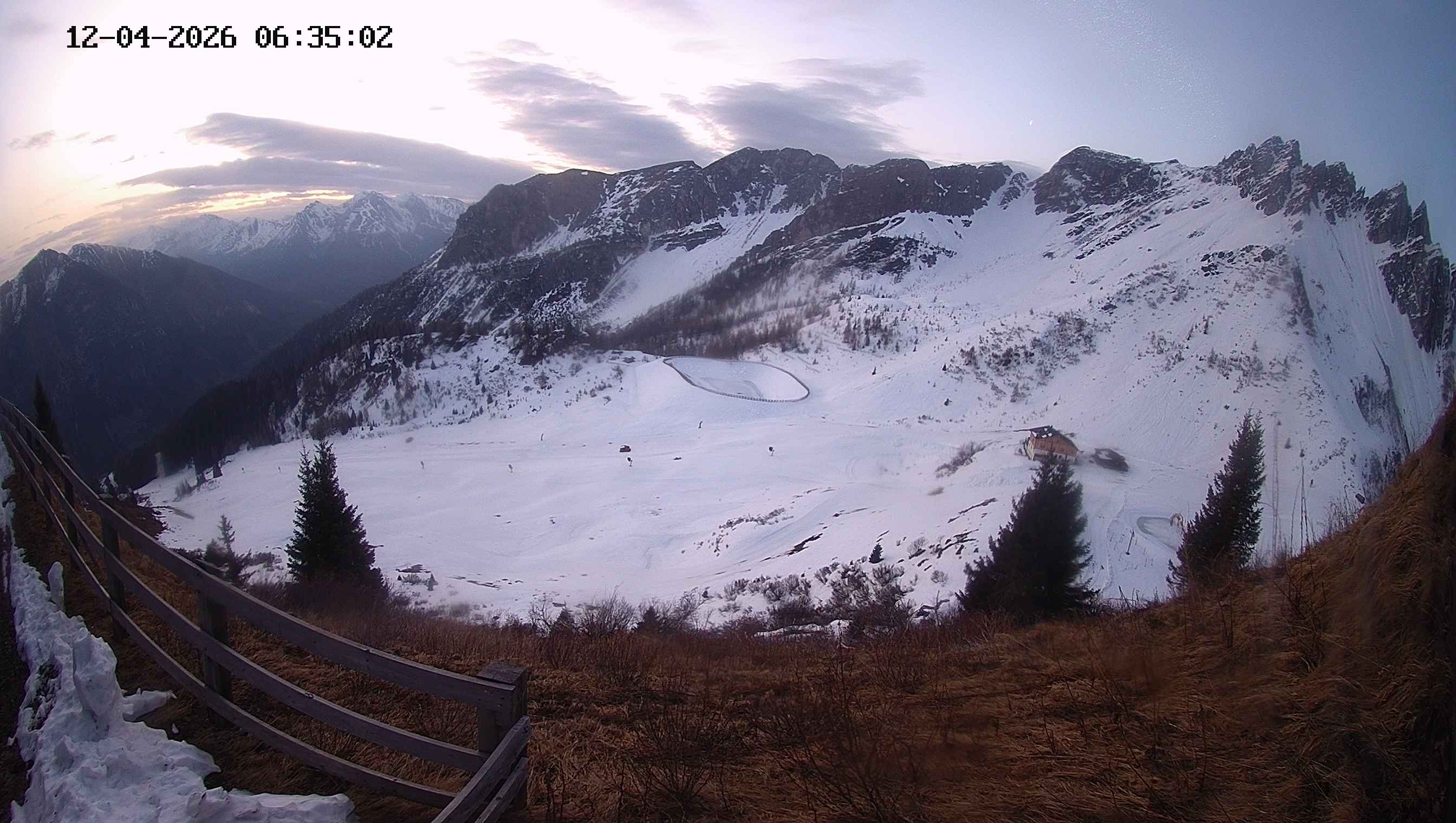 Archived image Webcam Ladurns - Malga Edelweis
