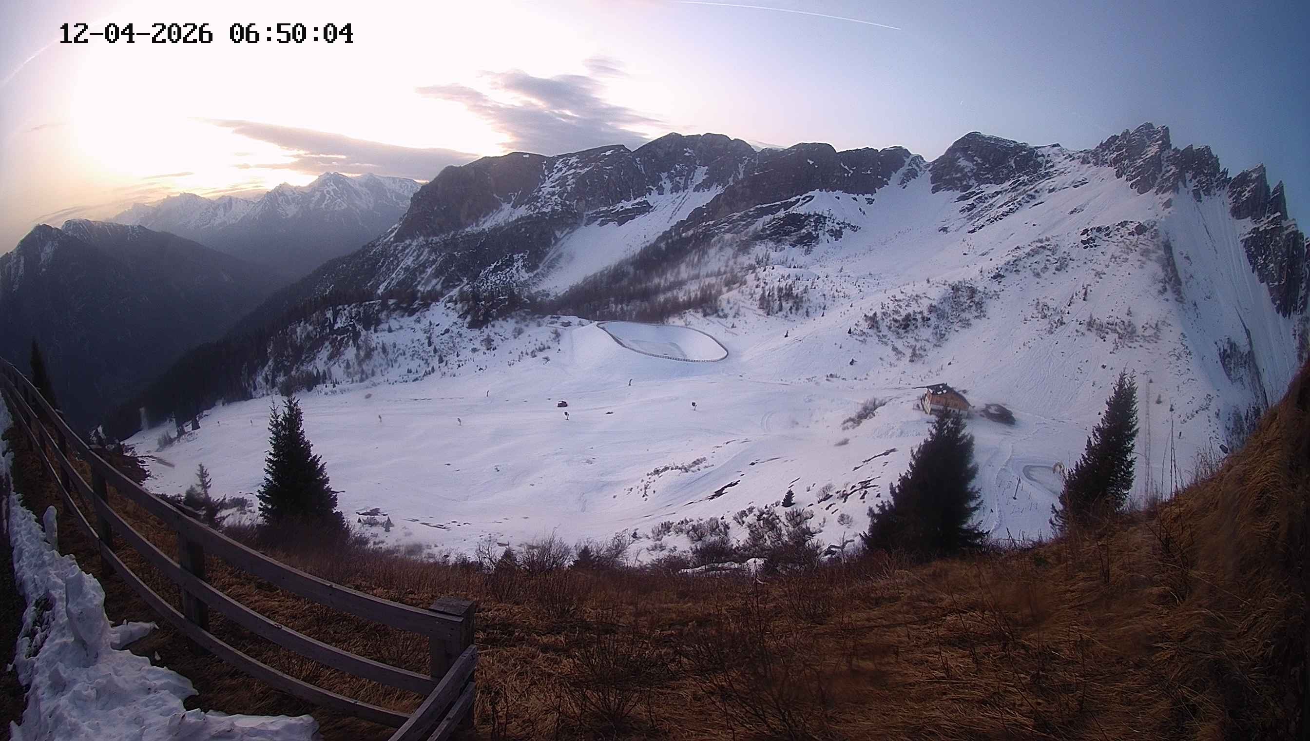 Archived image Webcam Ladurns - Malga Edelweis