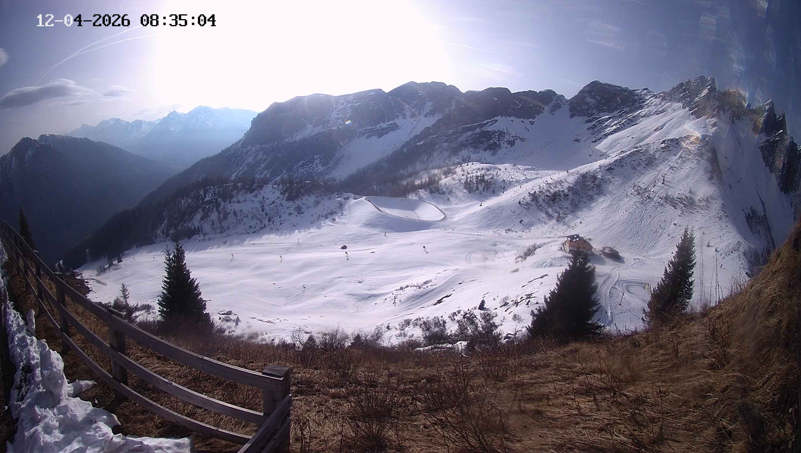 Archived image Webcam Ladurns - Malga Edelweis