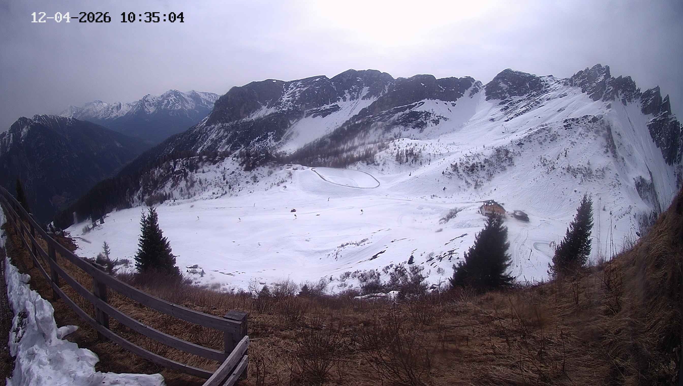 Archived image Webcam Ladurns - Malga Edelweis