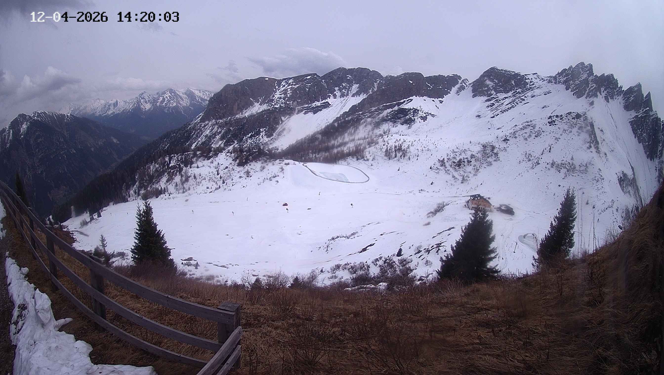 Archived image Webcam Ladurns - Malga Edelweis