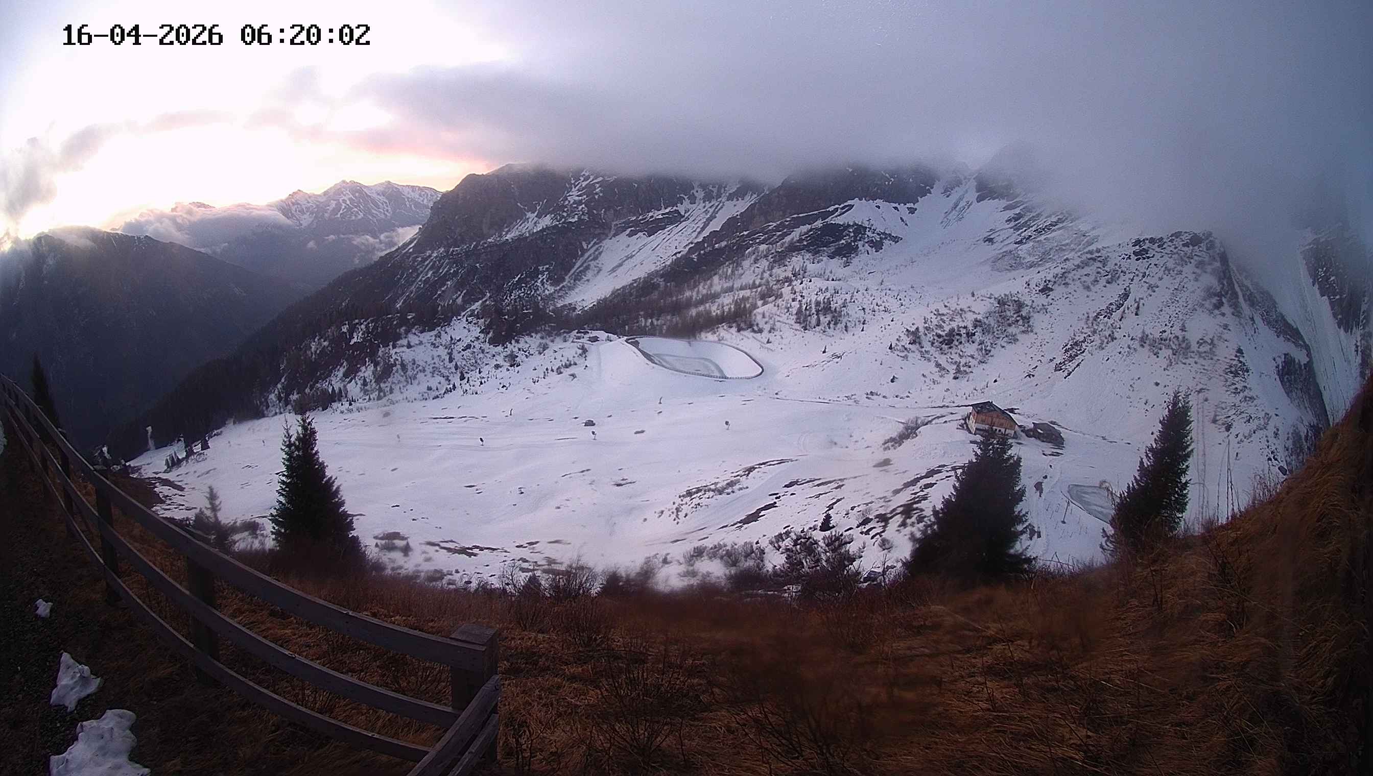 Archived image Webcam Ladurns - Malga Edelweis