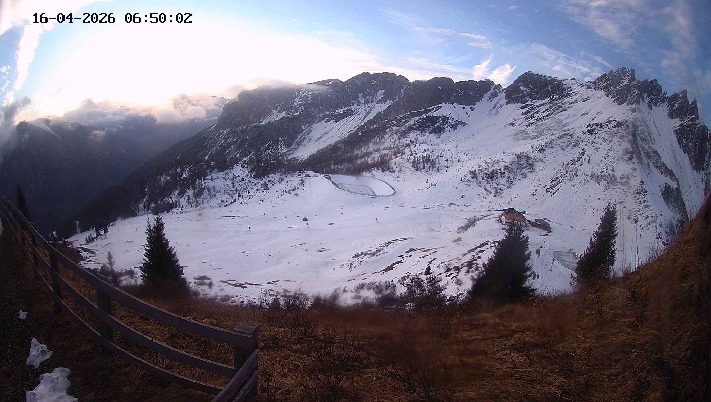 Archived image Webcam Ladurns - Malga Edelweis