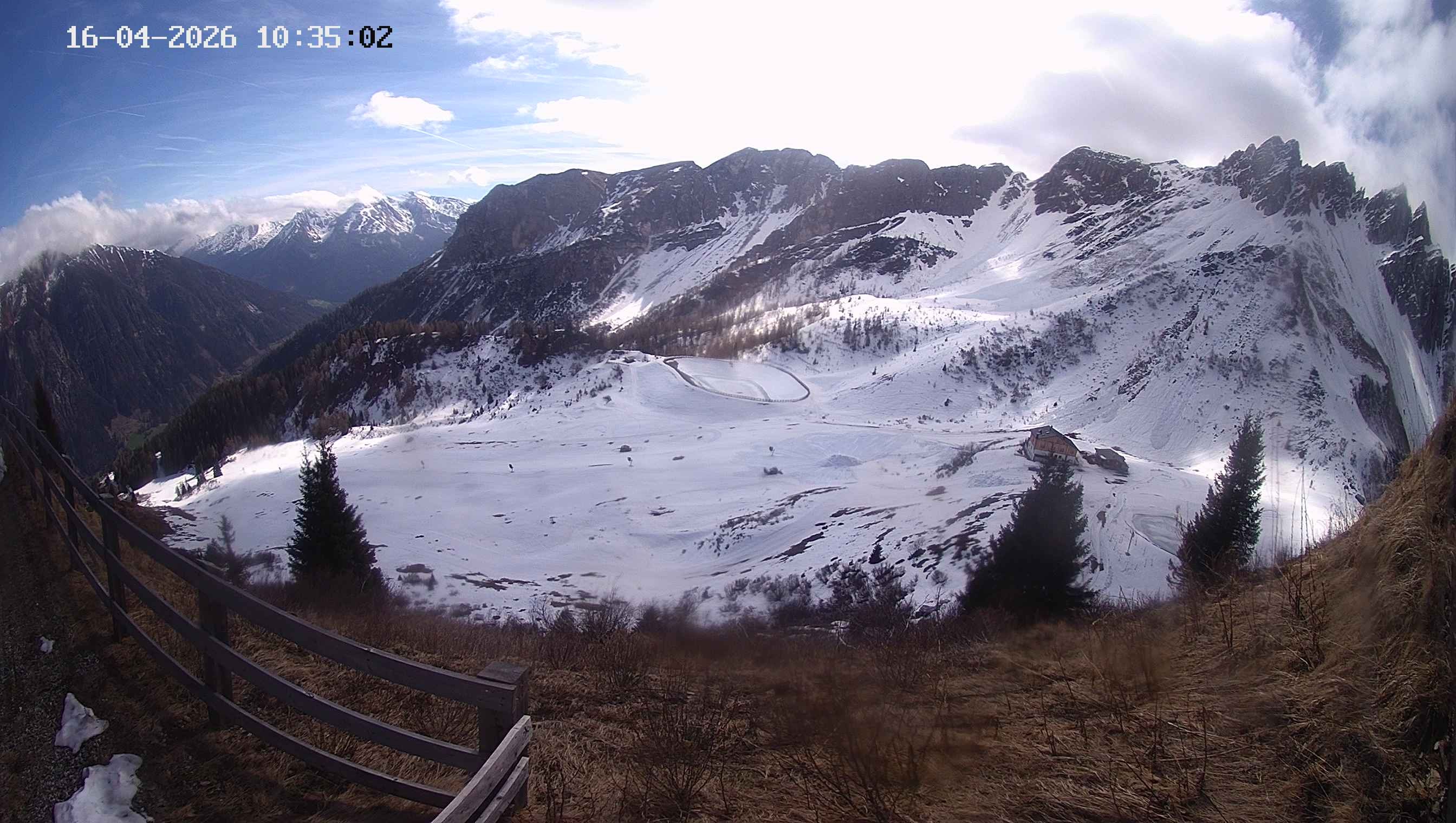 Archived image Webcam Ladurns - Malga Edelweis