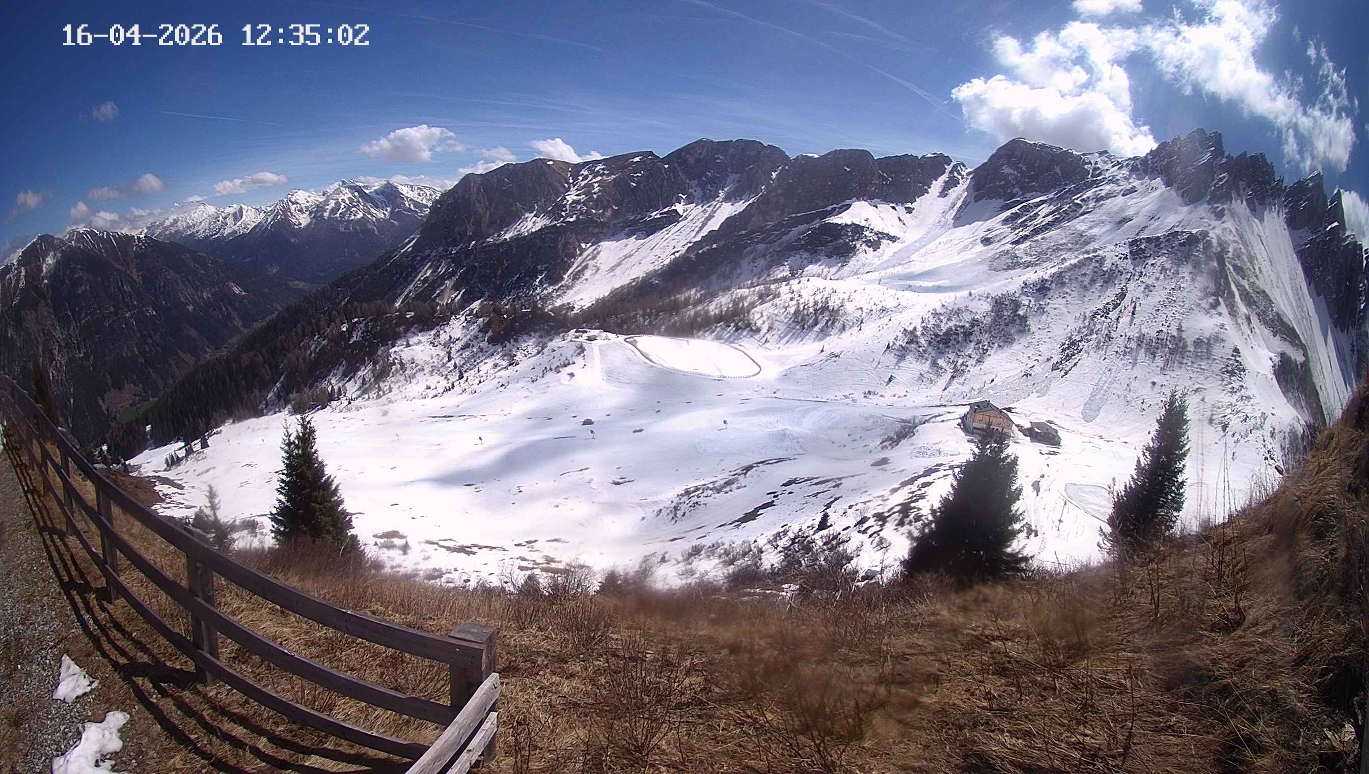 Archived image Webcam Ladurns - Malga Edelweis