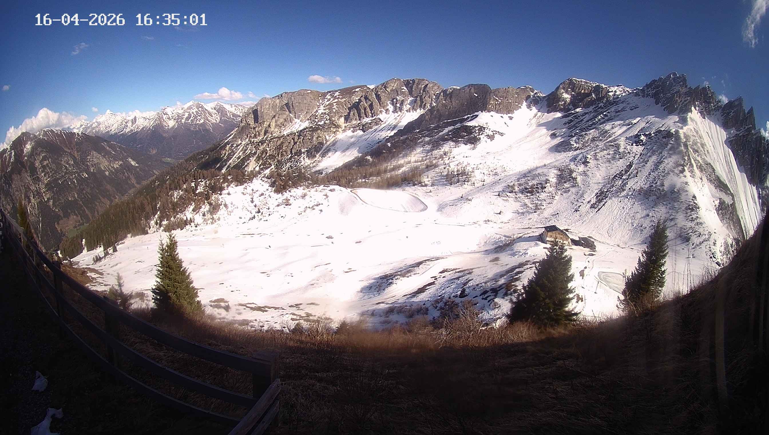 Archived image Webcam Ladurns - Malga Edelweis