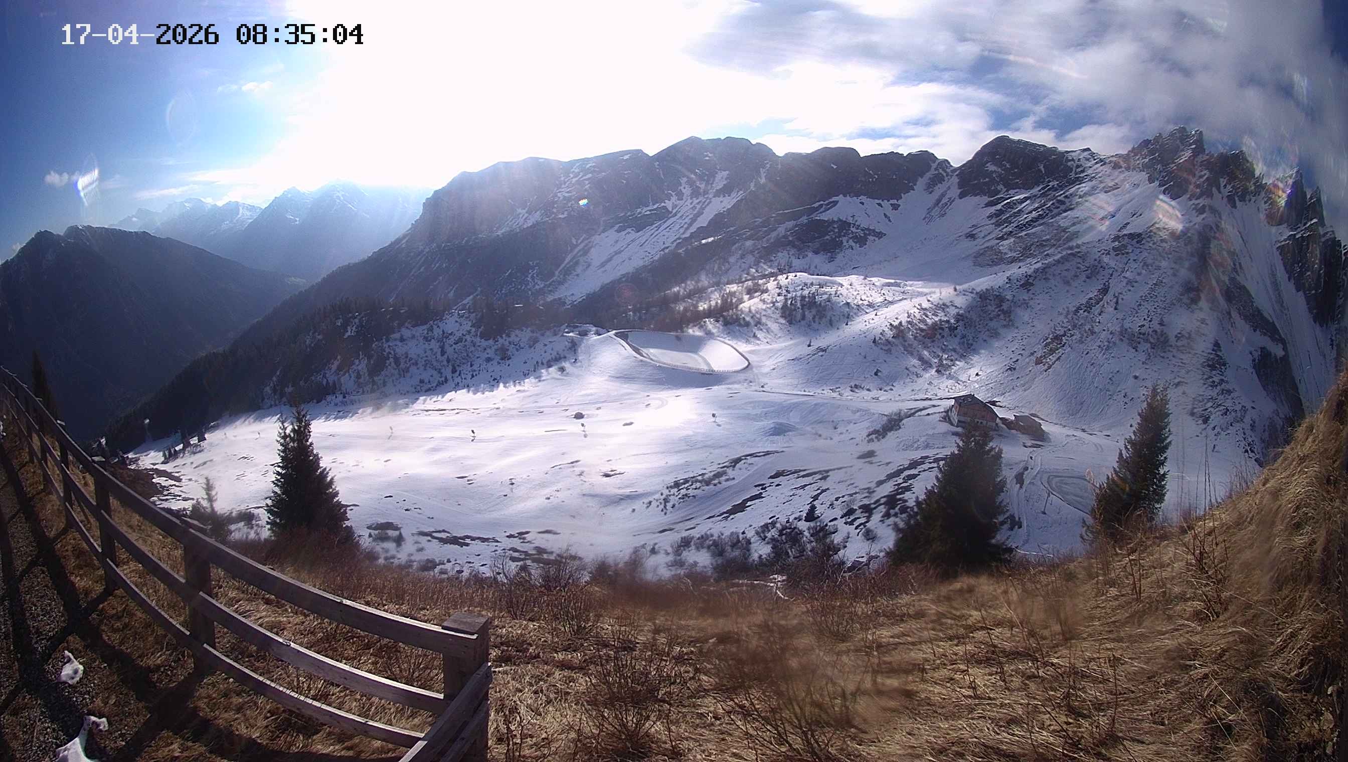 Archiv Foto Webcam Ladurns - Edelweißhütte