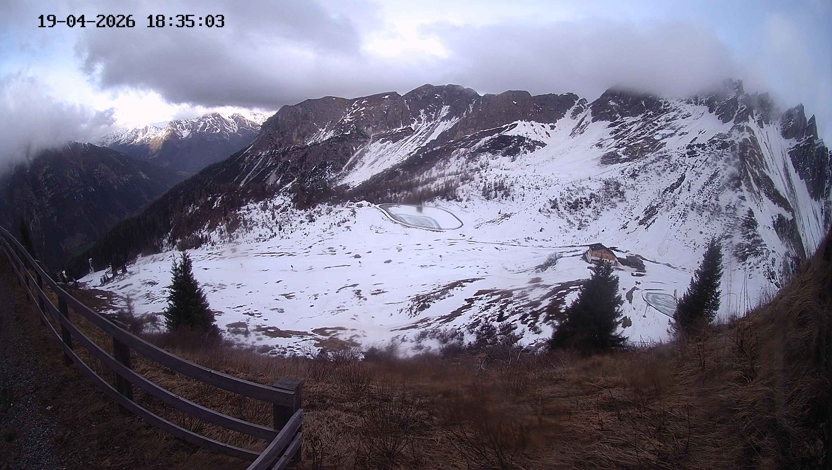 Archived image Webcam Ladurns - Malga Edelweis