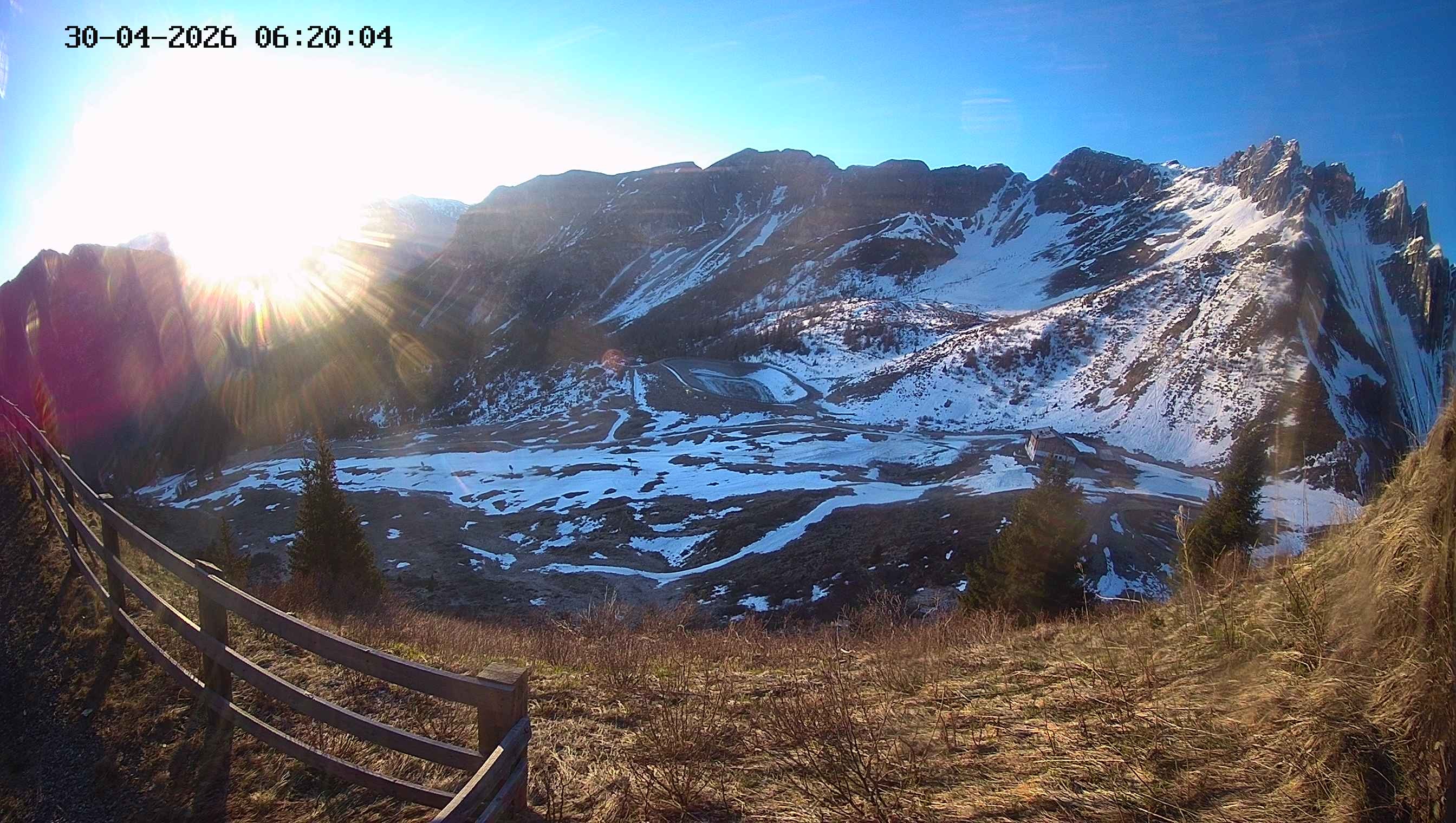 Archiv Foto Webcam Ladurns - Edelweißhütte