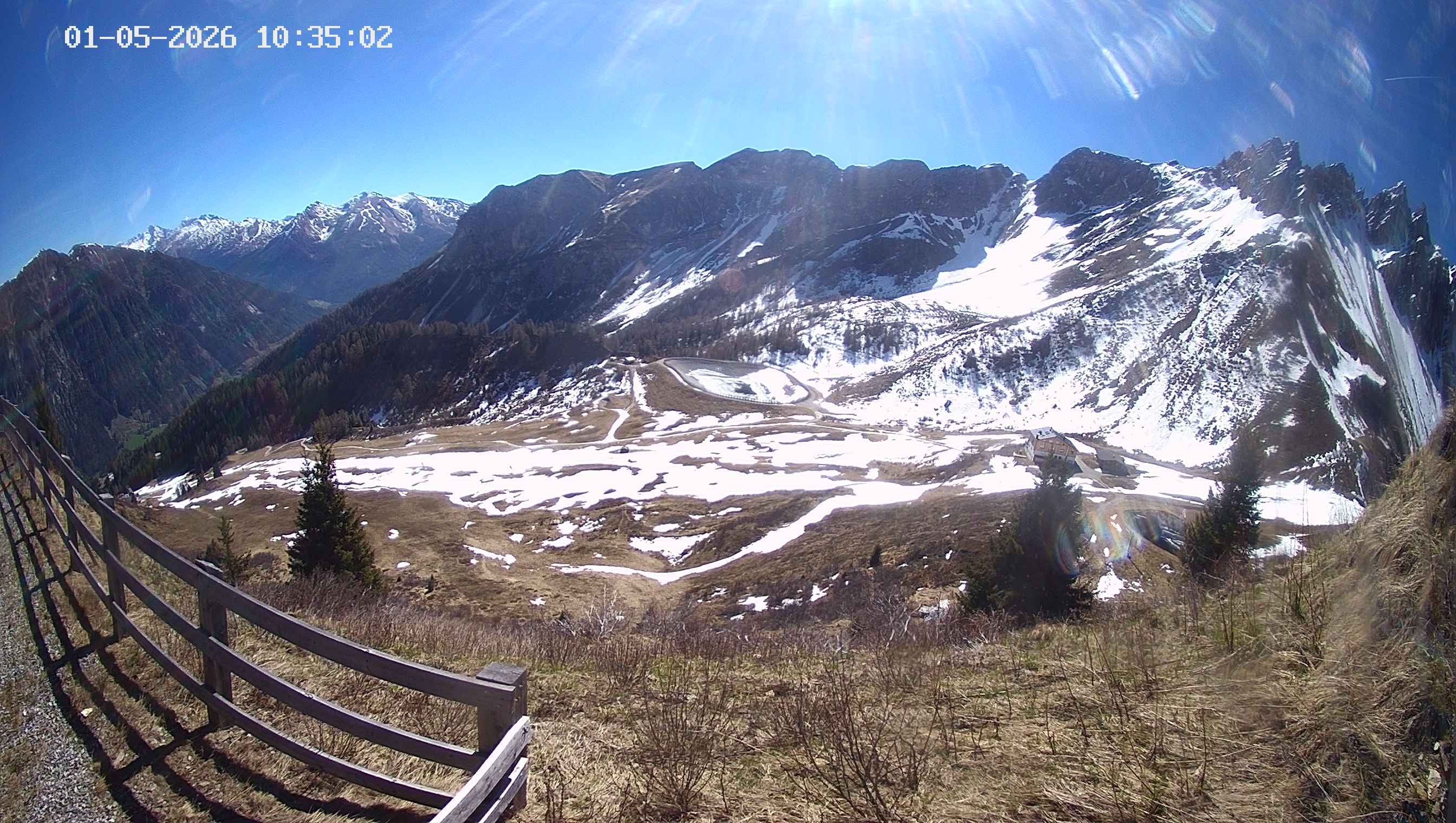Archiv Foto Webcam Ladurns - Edelweißhütte