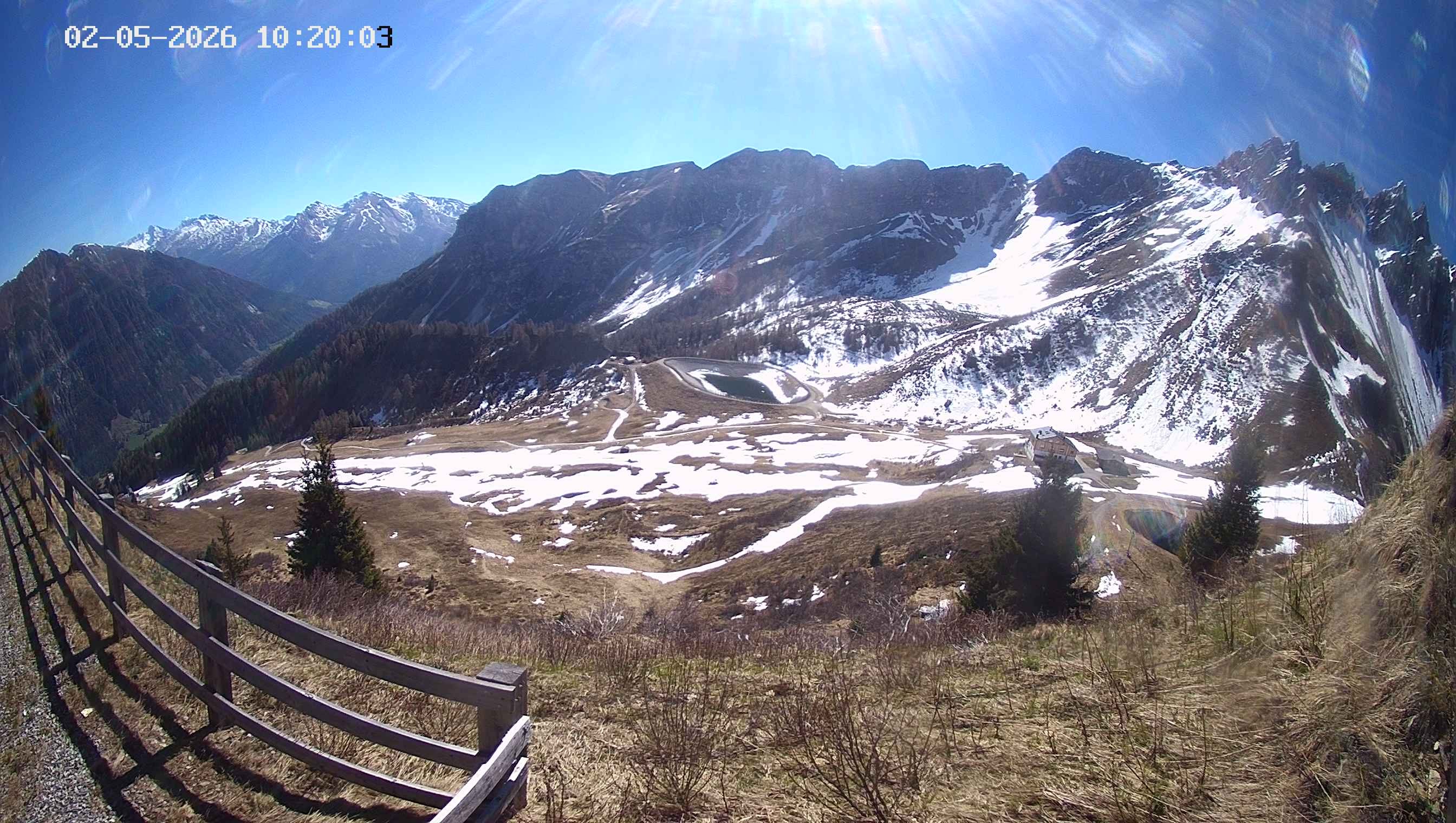 Archived image Webcam Ladurns - Malga Edelweis