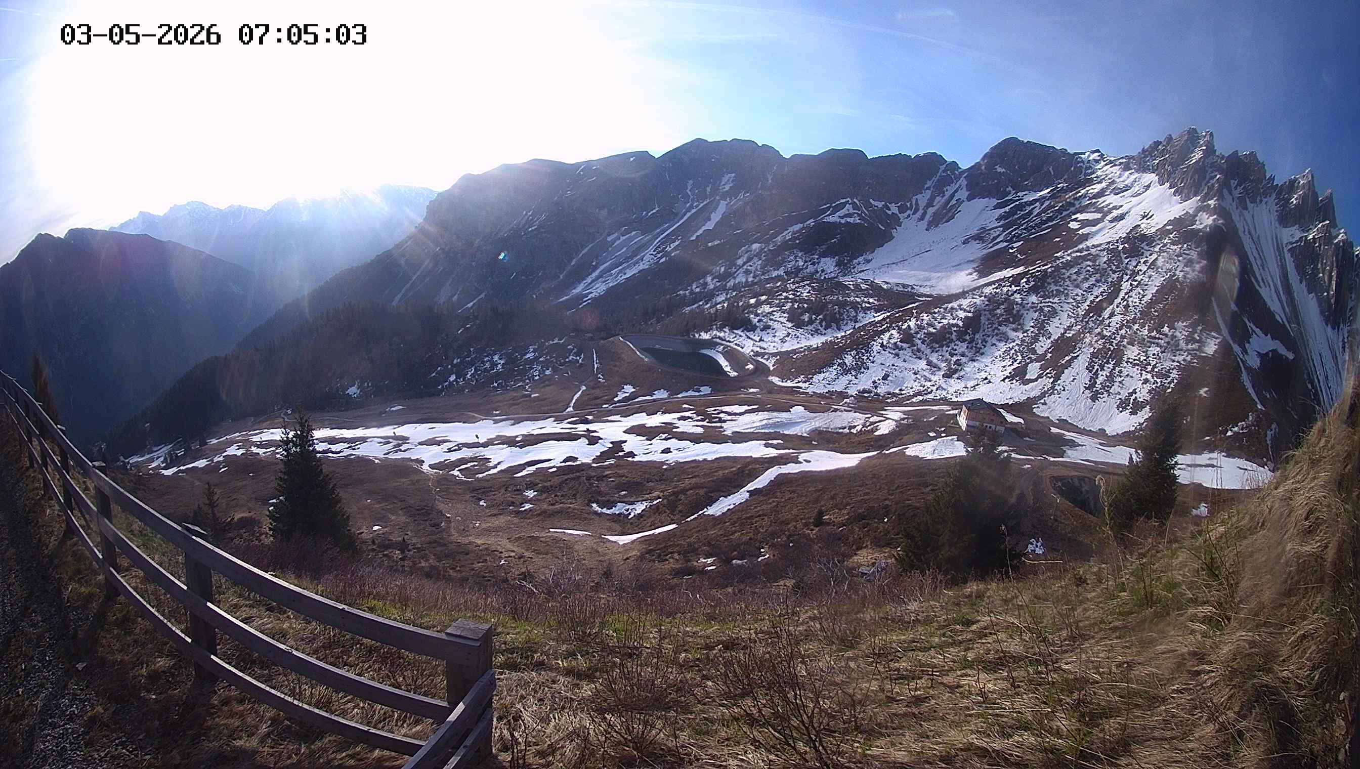 Archiv Foto Webcam Ladurns - Edelweißhütte